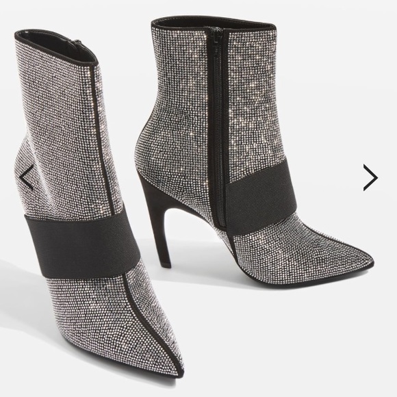 TopShop High Shine Ankle Boot - Picture 6 of 7